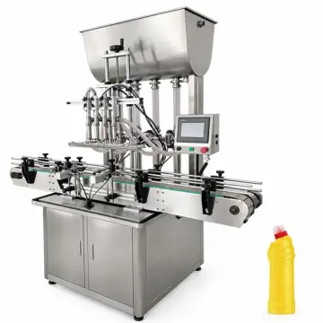 دستگاه پرکن مایعات غلیظ 4 نازل (100-1000) میلی‌لیتر