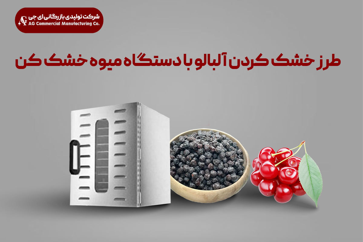 طرز خشک کردن آلبالو با دستگاه میوه خشک کن + نکات